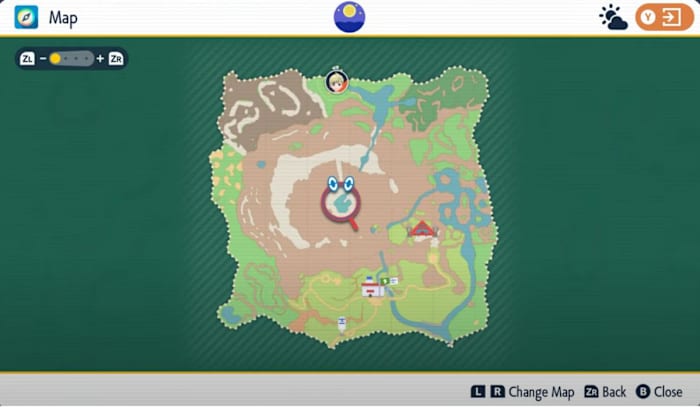 Cramorant location in Pokemon The Teal Mask
